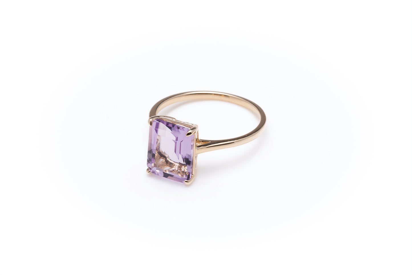 Amethyst Ring Yellow Gold 9K - MIMUKA