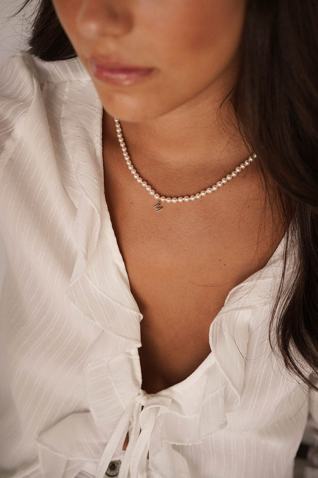 Cultured Pearls necklace and 18K Yellow Gold - MIMUKA