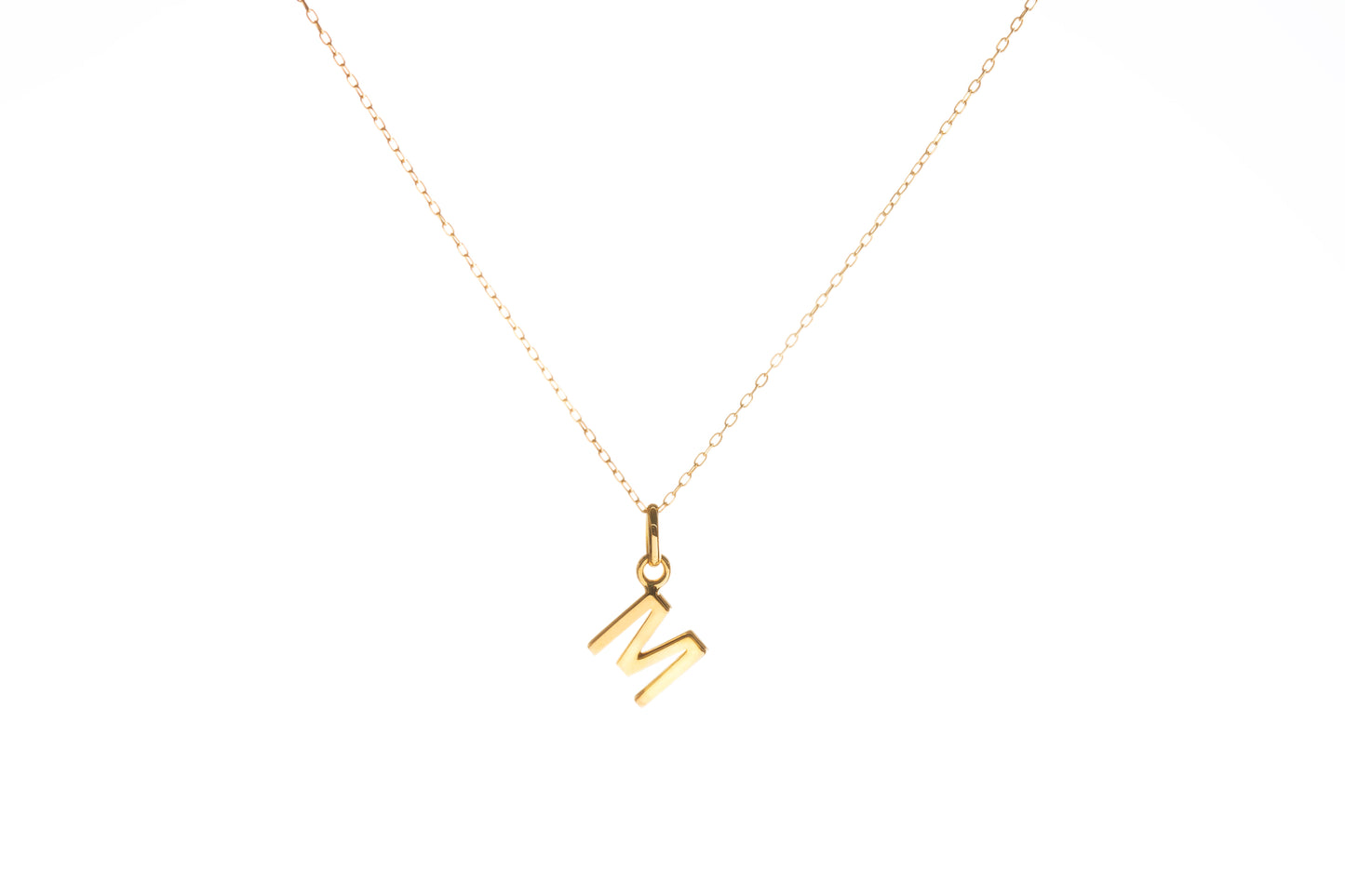 MIMUKA M Pendant Necklace 18K Yellow Gold - MIMUKA